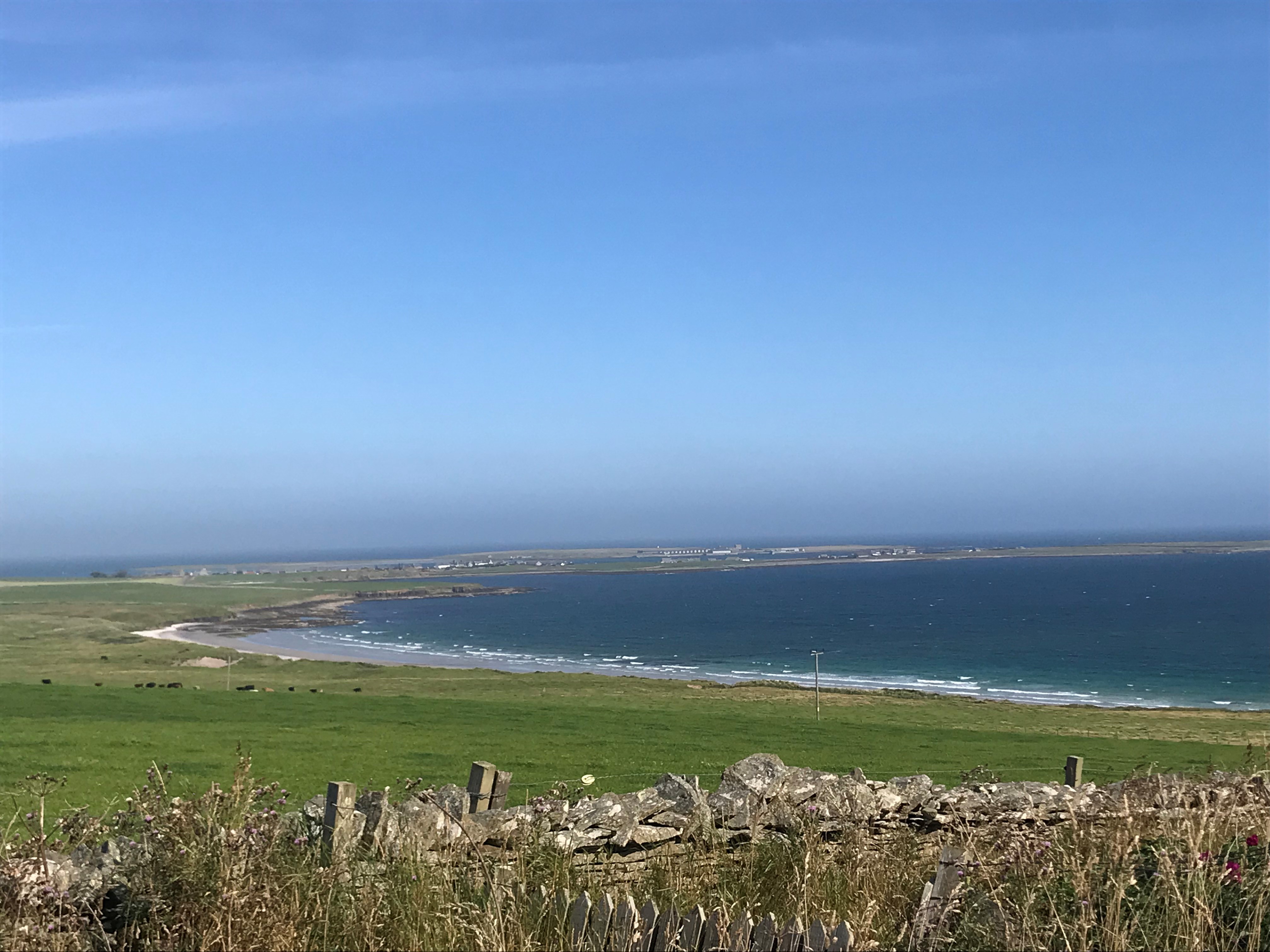 Stronsay Looking Towards The Village LS