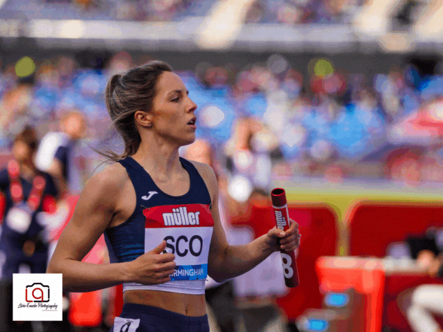 a baton runner