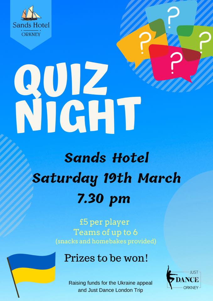 Ukraine Quiz Night Poster