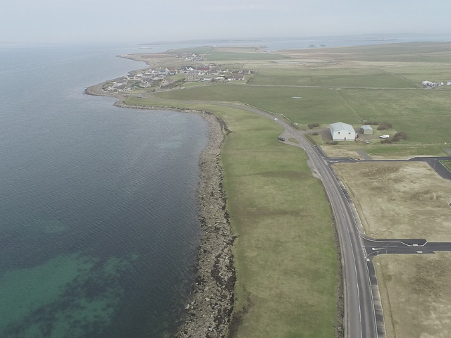 an aerial view of Weyland Bay